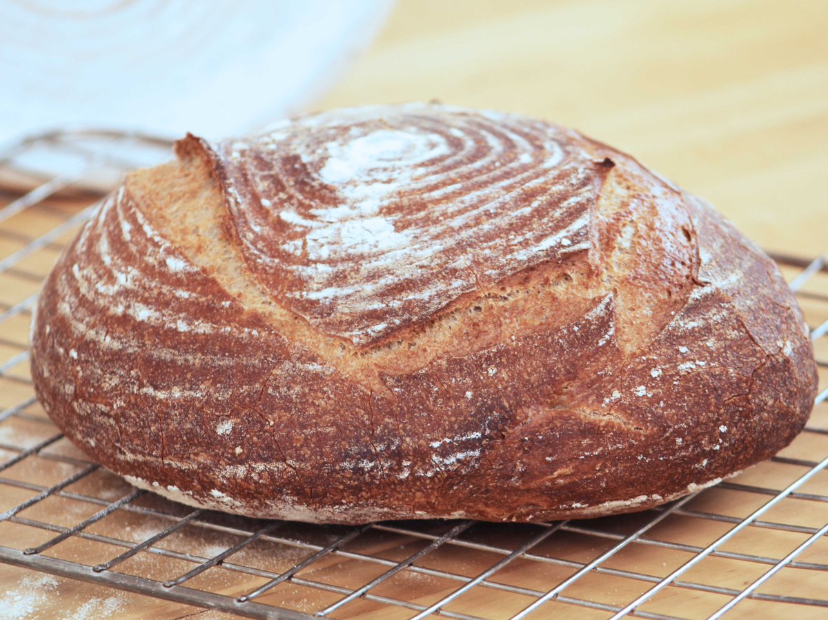 HyggsofLyme's tweet photo. Sorry for the lack of tweets, but we have been away working on a really exciting project for #2018 In the meantime here is a picture of a test of our new 15% rye sourdough #realbread #lymeregis https://t.co/sVHFyAk6lk