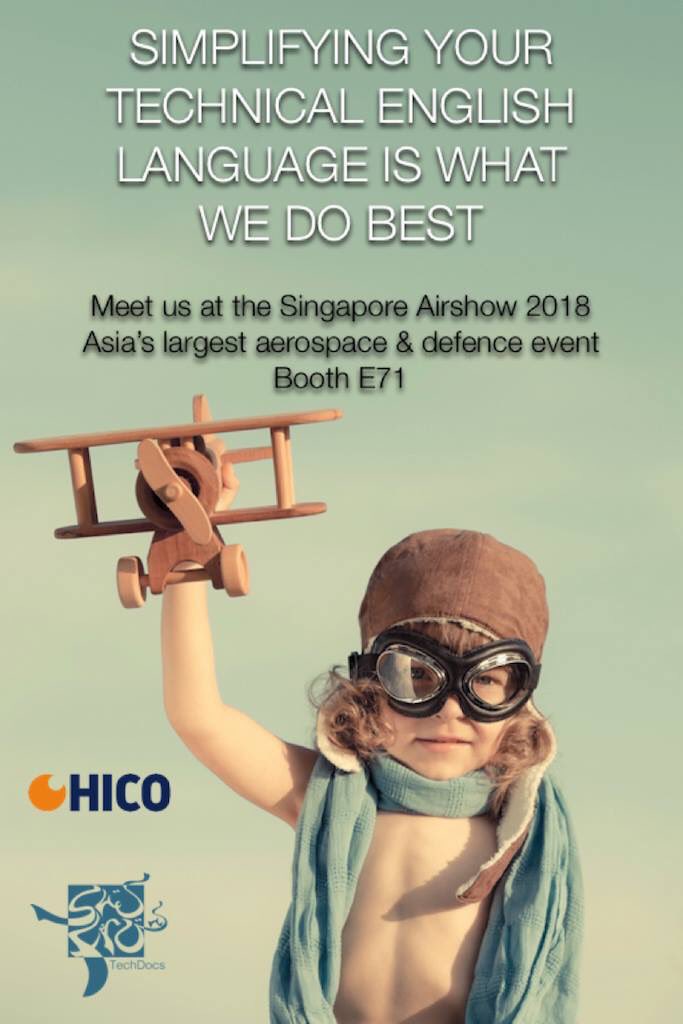 STE_trainer's tweet image. See you at the Singapore Airshow 2018, Booth E71.

#S1000D #STE #ControlledEnglish #ASD #Standards #Compliance #SGairshow