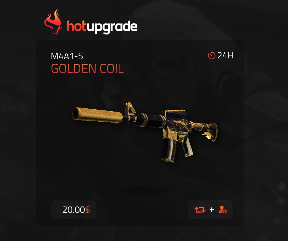 hotupgrade's tweet image. 🔥🔥 M4A1-S GOLDEN COIL GIVEAWAY 🔥🔥

💥RETWEET
💥FOLLOW US

Good luck!