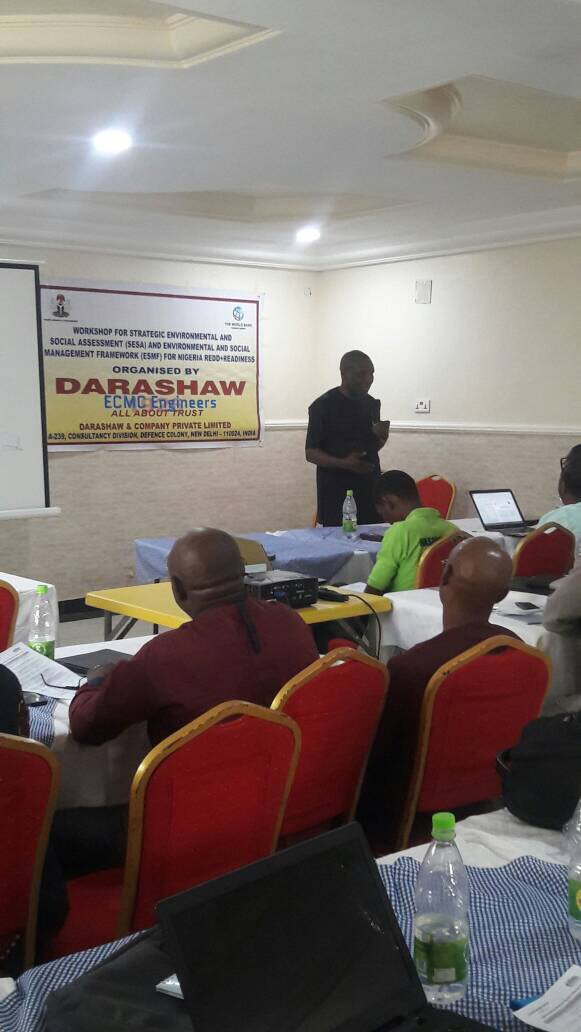 estherclimate's tweet photo. Workshop on Strategic Environmental and Social Assessment  (SESA) 
And Environmental and Social  Management Framework (ESMF) for the Nigeria REDD+ Readiness Programme #ForestNG https://t.co/WiiAeg6KNe