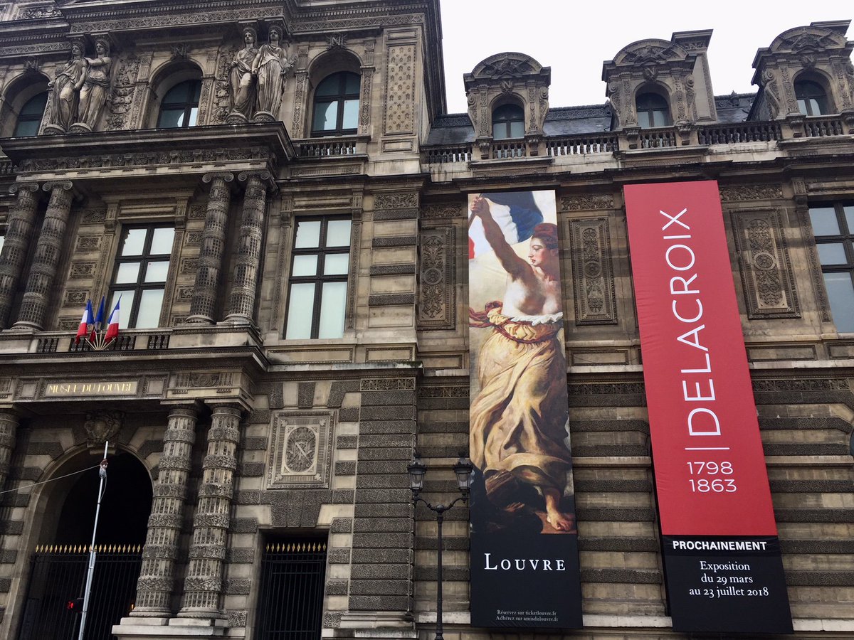 Delacroix est l’un des géants de la peinture française et pourtant #Paris ne lui a pas consacré de rétrospective complète depuis 1963. La prochaine grande exposition du Louvre lui est dédiée. #ExpoDelacroix
Réservez dès maintenant vos billets en ligne ici☛bit.ly/expoDelacroix
