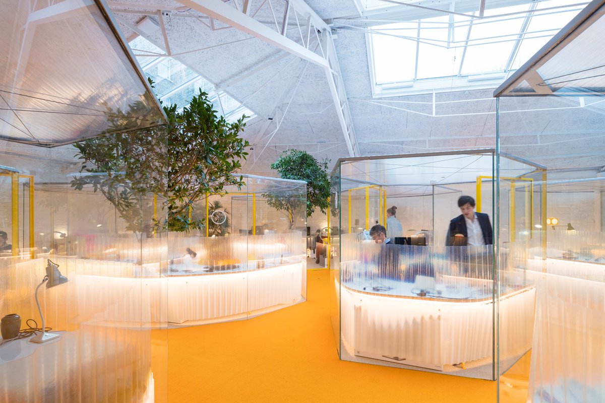 SelgasCano’s latest co-working office for Second Home has opened on the site of a former Richard Rogers studio in Holland Park bit.ly/2DsSx4V