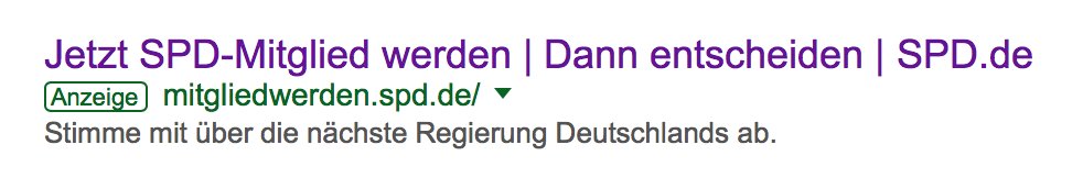simonstuetzer's tweet photo. @Karl_Lauterbach @jusos Lieber Herr @Karl_Lauterbach - die Kommunikationsstrategie ihrer Partei ist laut Google-Anzeige eine andere. Sollten sie vielleicht austreten um das Ergebnis nicht zu verzerren? https://t.co/jgom9gKMXk