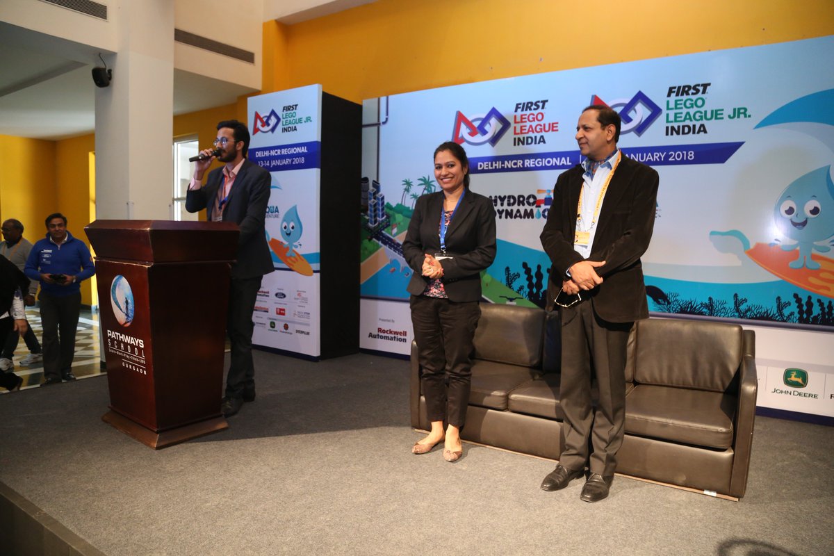 IndiaSTEM's tweet photo. Glimpses of FIRST LEGO League India Delhi/NCR Regional
Our sincere thanks to @ROKAutomation @DXCTechnology @pathwaysschool #velammalbodhicampus for their support! https://t.co/twu6P6Pw7I