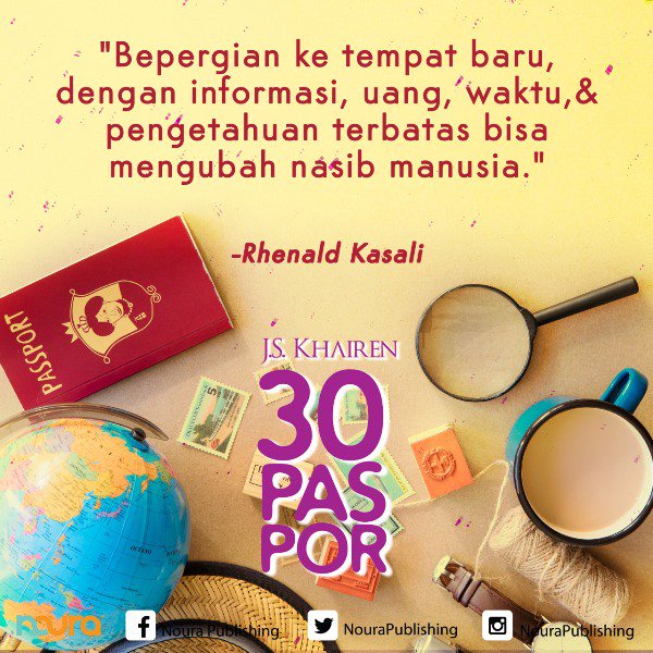 NouraPublishing's tweet photo. Pernah nyasar tapi kamu malah merasa tertantang?
Itu baru rajawali!
#30Paspor #SelfDriving https://t.co/OSInAkxzbI
