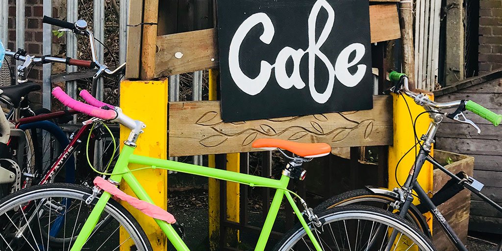 Start the day with us. We're open from 8am every week day and Saturday, 9am on Sunday #AutumnYard #Hackney #ThatBikeisSoExtra