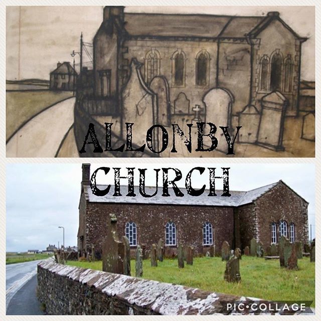 The Allonby #PercyKelly trail takes you to this beautiful little church.  The church has barely changed since Percy created a drawing of it.  We are thrilled to announce that our Percy Kelly: Line of Beauty, A Retrospective exhibition has been extended b… ift.tt/2DtpazJ