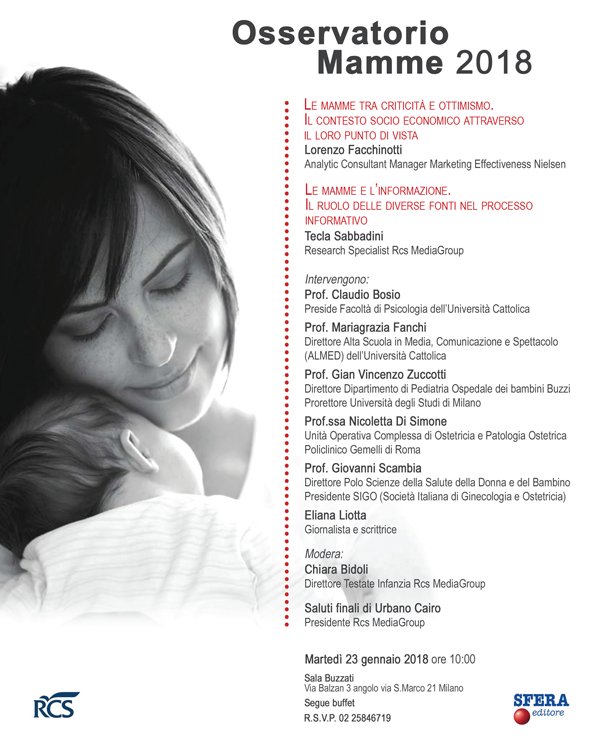 Unicatt's tweet photo. Le #mamme e l'informazione. Il ruolo delle diverse fonti nel processo informativo. #Unicatt presente in Sala Buzzati con il direttore @Almed_Unicatt @mgfanchi, il preside di #Psicologia A. Claudio Bosio e i proff. G. Scambia e N. #DiSimone (#Medicina) #OsservatorioMamme2018 https://t.co/hRnognrJrK