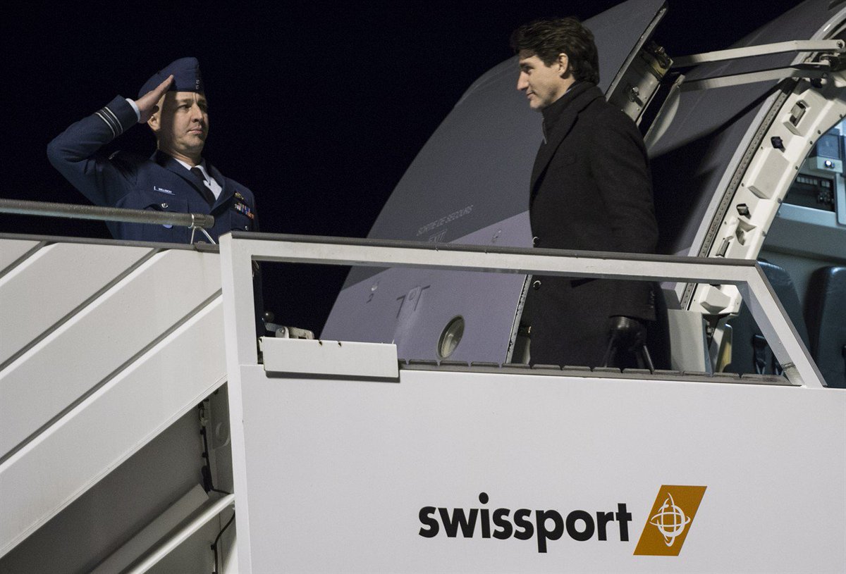 Trudeau arrives at Davos to pitch investment opportunities in Canada: bit.ly/2Dx3W86 https://t.co/1ziU9acsS1