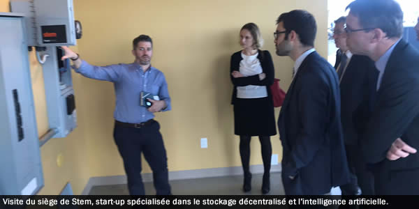 La CRE visite le siège de Stem, start-up de la Silicon Valley spécialisée dans le stockage décentralisé et l’intelligence artificielle.
   
#Prospective_CRE #énergie #stockage #IA