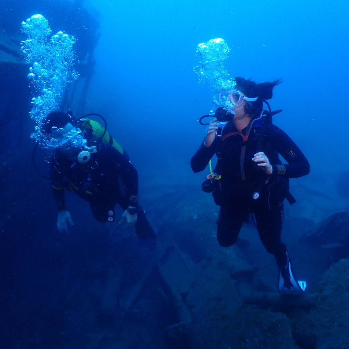 VanasDive's tweet photo. Bubbles 😀 #buceo #Barcelona https://t.co/xYw3RwqQ0e