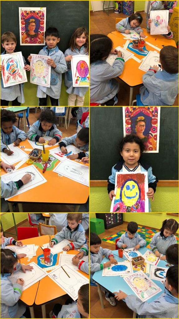 ColegioNicoli's tweet photo. El autorretrato con FRIDA kAHLO #infantil https://t.co/VsCcgpRReS