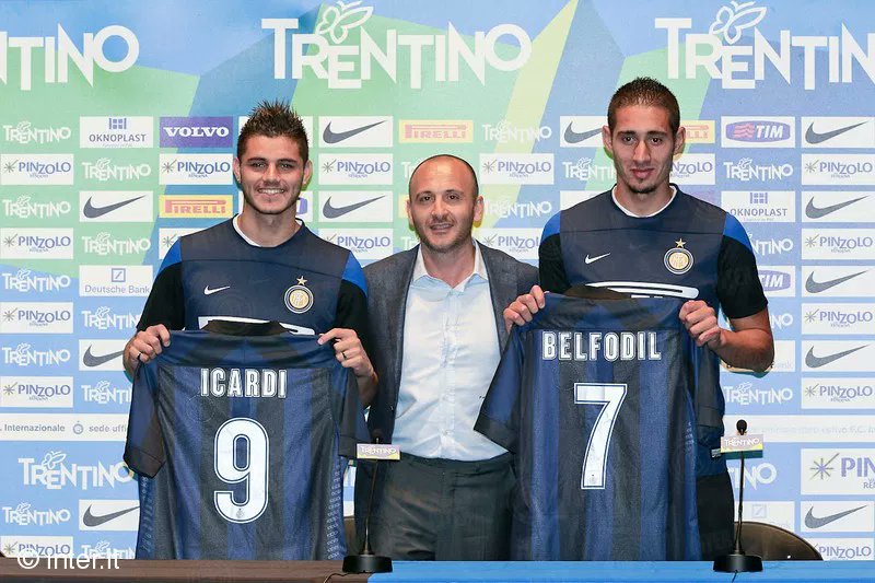 July 2013 - Icardi and Belfodil were presented to the media. The former is a legend in the making while the later had a stint at UAE and he is now playing for Bremen on loan from Standard Liege. So much for being the "new Benzema"