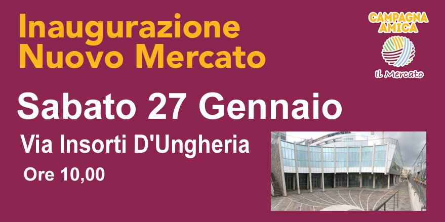 scalabrinocesar's tweet photo. #CAMPOBASSO: SABATO 27 APERTURA NUOVO #MERCATO COPERTO DI #CAMPAGNAMICA https://t.co/fDs1RX4z0s