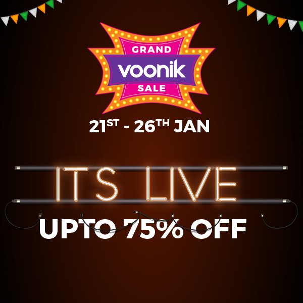 mrvoonik's tweet photo. GRAND VOONIK SALE is Live! So what are you waiting for??
Shop for these amazing products:
https://t.co/UVa3wZaGqI
#mrvoonik #mensfashion #sale #offers #designerclothes #bollywoodfashion https://t.co/YWswTodBuC
