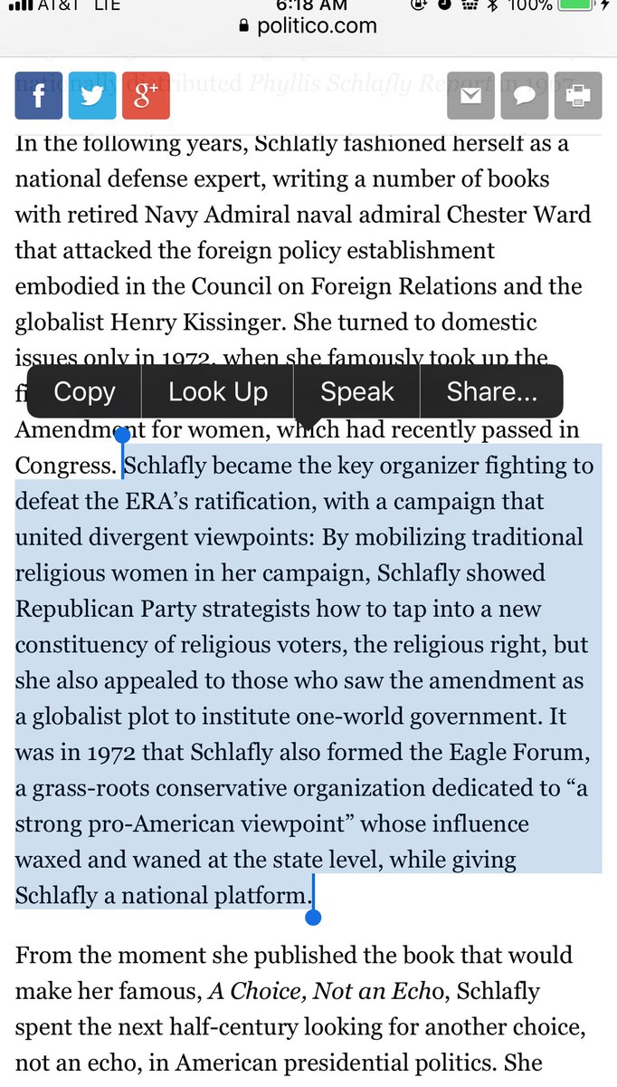 13. Reagan screwed over women and helped defeat ERA(H/t @JudyJones1990)