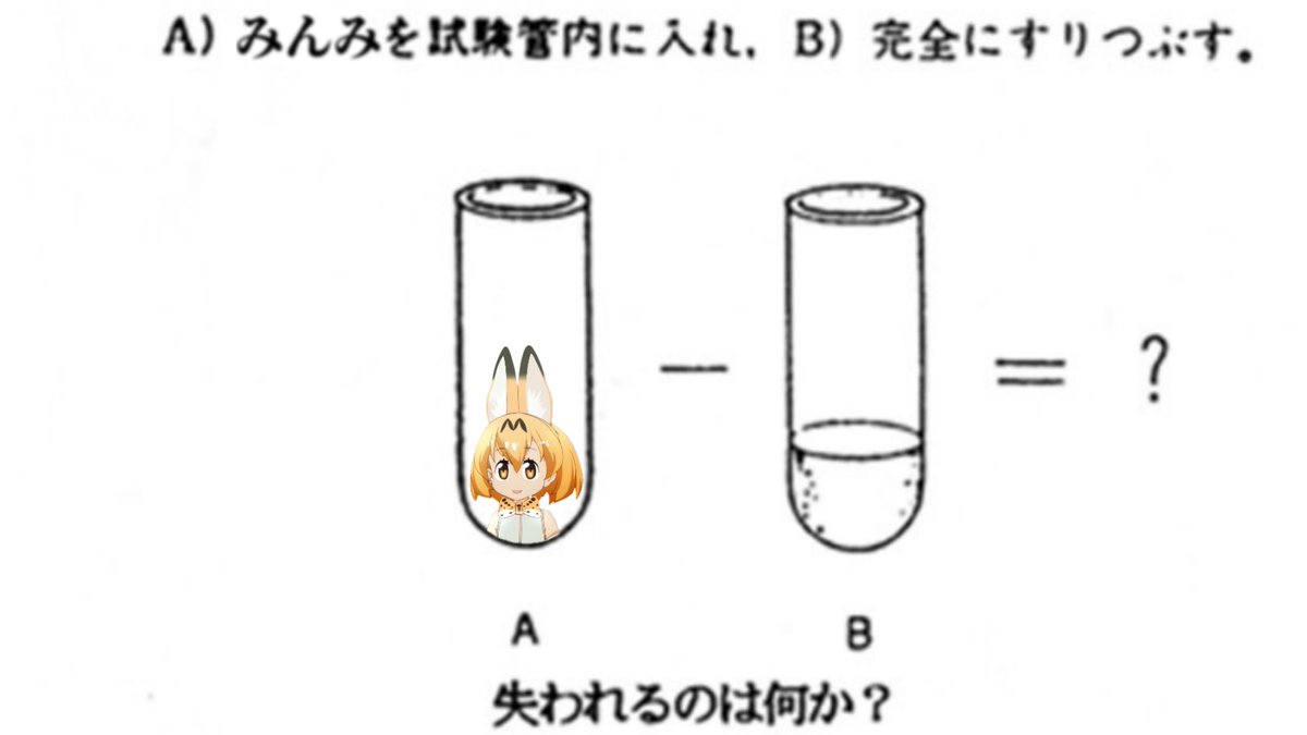 ポールワイスの思考実験