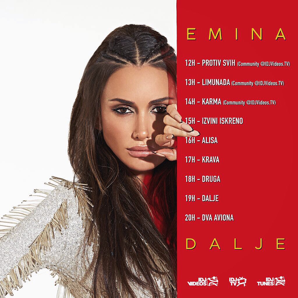 yaemina's tweet photo. Danas preslusavamo novi album samo na YouTube official lDJ kanalu... 🔥🔥🔥 Today we are listening new album on YouTube official IDJ channel only 💋 #dalje https://t.co/4IxWZTNeH7