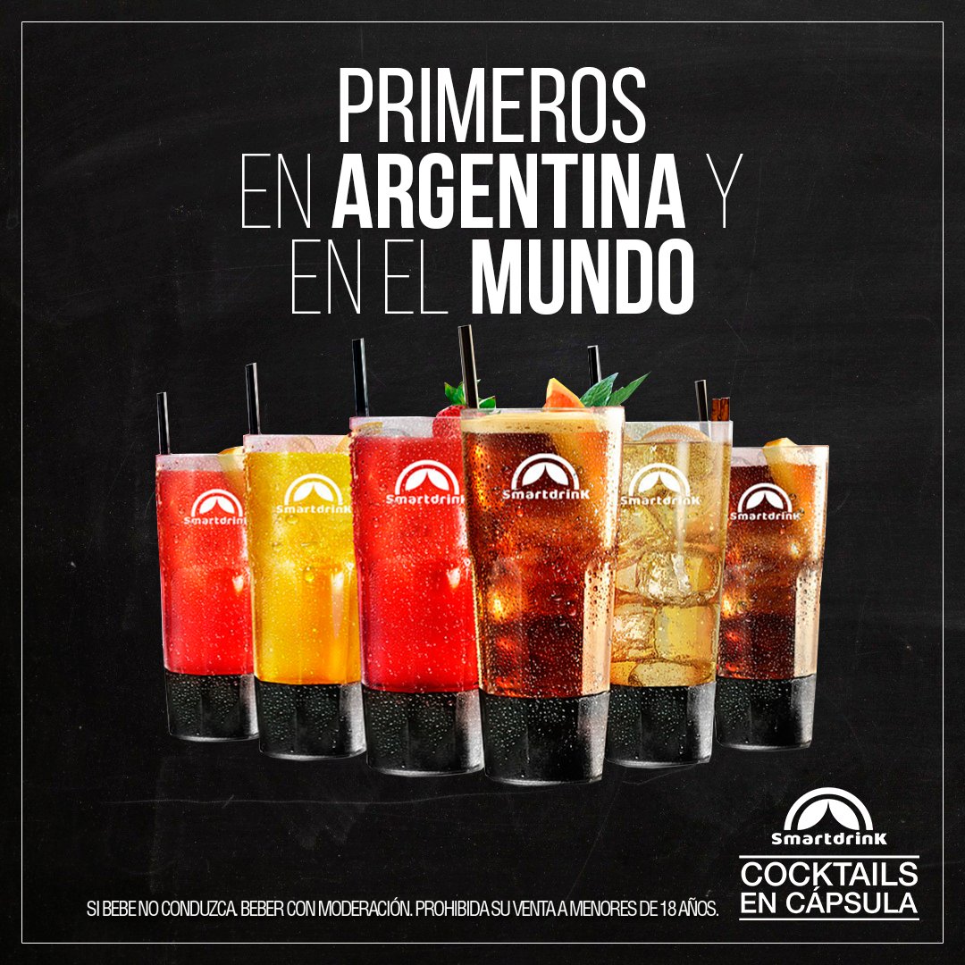 SmartdrinkArg's tweet photo. Nos sentimos orgullosos de poder decir que somos los primeros en
revolucionar la forma de hacer cocktails en Mundo. ¡Y somos argentinos! 🇦🇷🍹 https://t.co/BNYSbFkjw1