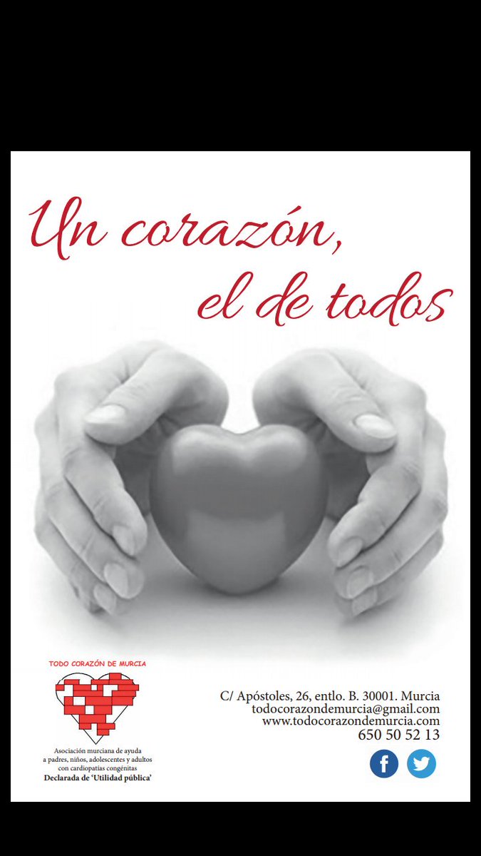 TodoCorazonMur's tweet photo. Aquí os dejamos el nuevo cartel de la Asociación, sencillo pero para nosotros dice mucho, esperemos que os guste!! (diseñado por Olga Vivo) https://t.co/f8T01R8QgL