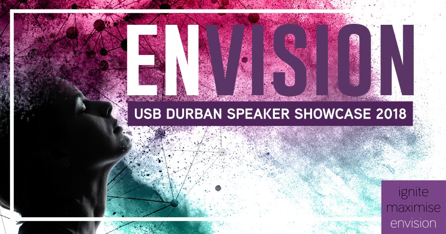 uniquespeakers's tweet photo. Calling all Durbanites!
 
USB’s first Annual Durban Showcase will be taking place on the 29th January 2018 and is an event not to be missed. Seats are filling up quickly, so make sure you register now.
 
For registration and more visit - https://t.co/0stoIMzdfQ
#USB18 https://t.co/JNBSbDq5y3