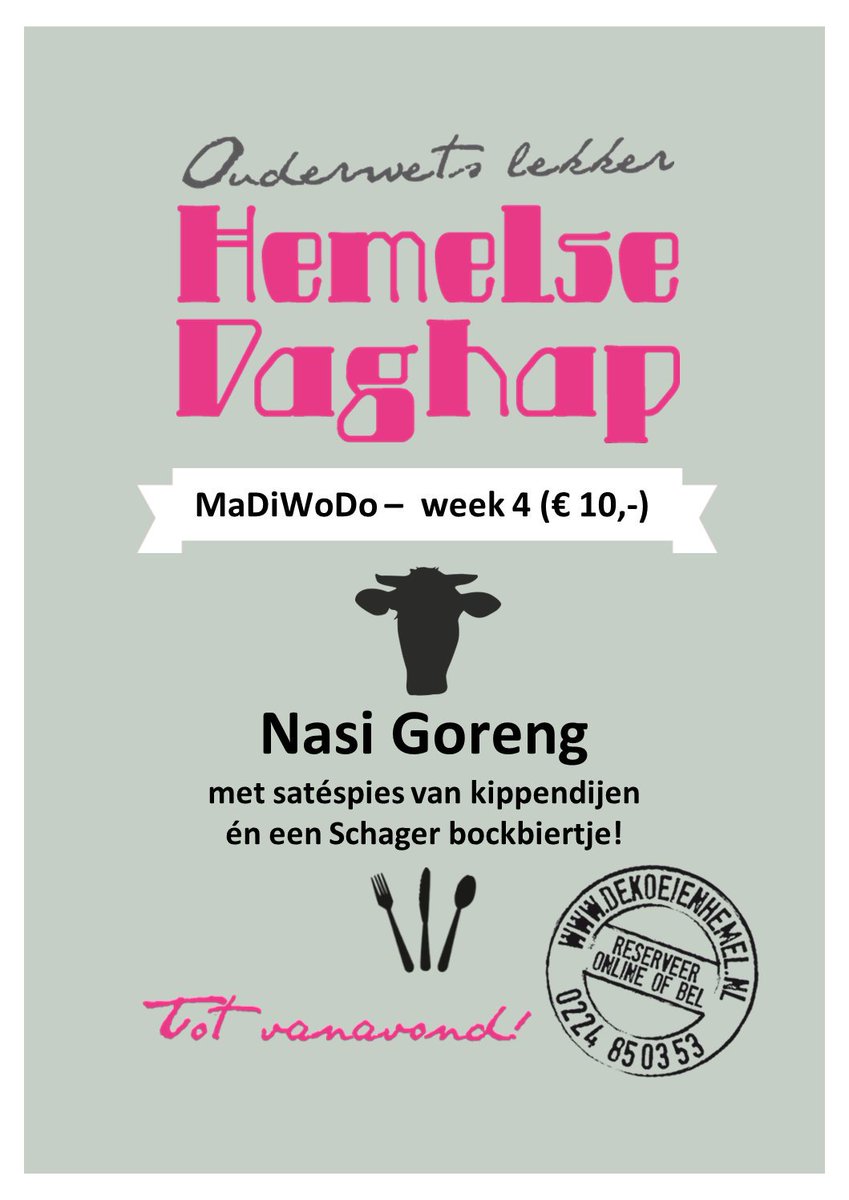 De Koeienhemel (@koeienhemel) on Twitter photo 