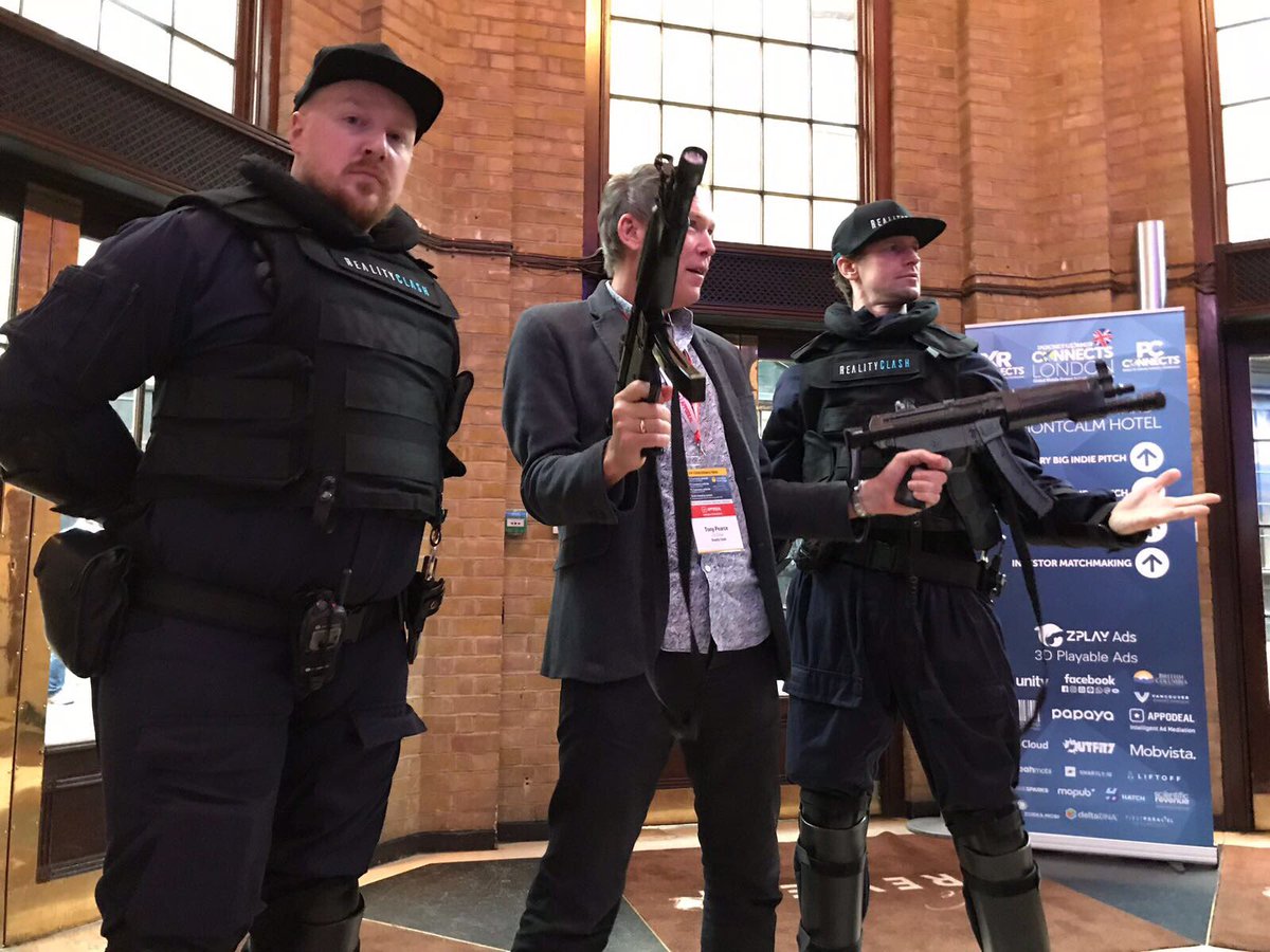 tonypearce1's tweet photo. Pocket Gamer Connect and Reality Clash rock! Hasta la vista baby #realityclash #pgconnects https://t.co/cvyOwJhzOb