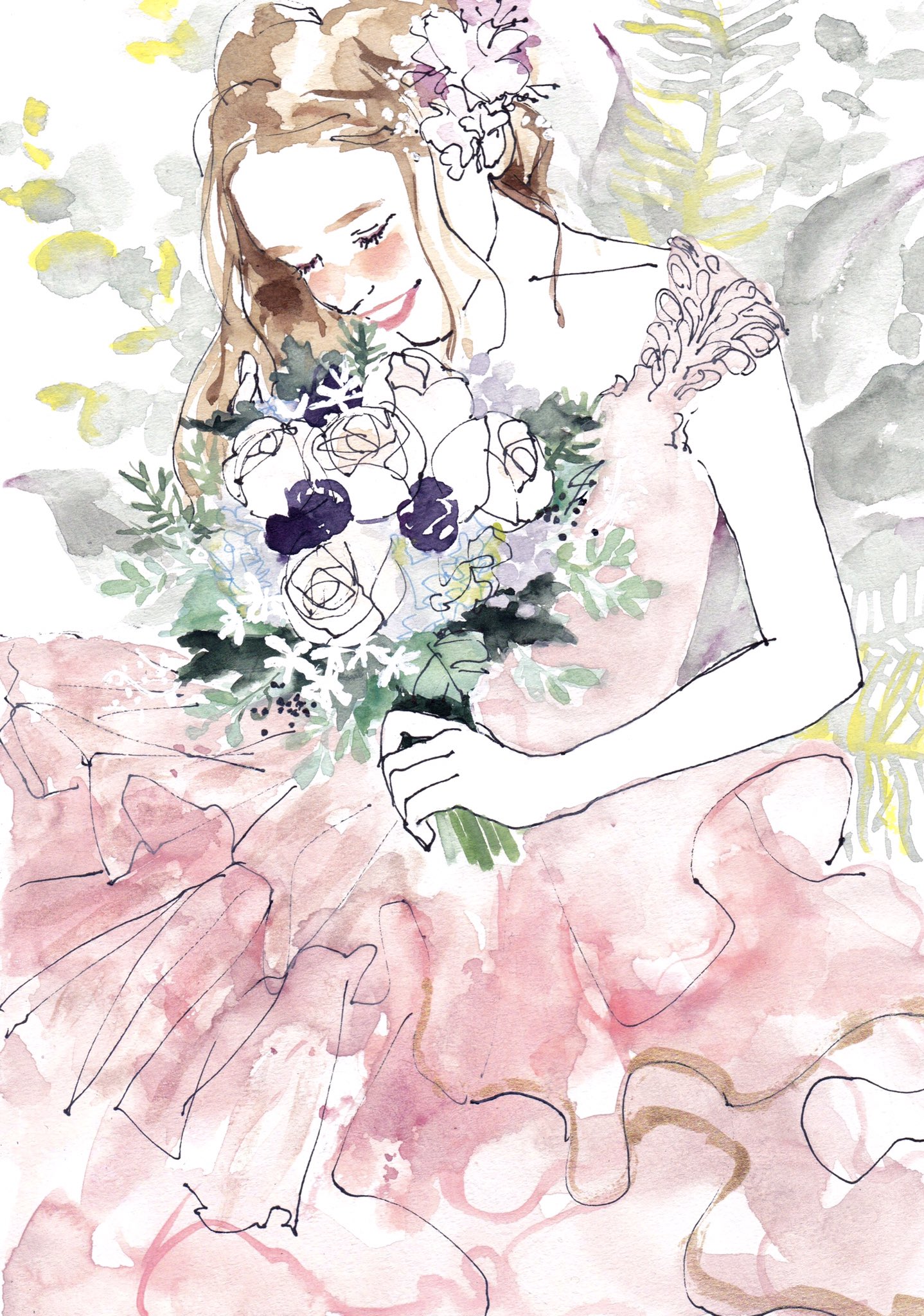 土屋みよ 【原画】キャンバスアート 土屋みよ 【原画】キャンバスアート