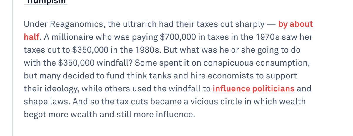 21. Reagan cut taxes on the wealthy in half.