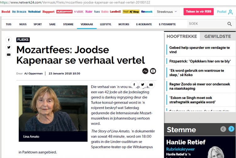 andrews_jc's tweet photo. Article about the film The Story Of Lina Amato by @AJOpperman Read Now https://t.co/J3fp9Hcnat Premiere on 27 January #GETPeaceProject Film info at https://t.co/oZJh9G2q4n https://t.co/xnYI6eyiFf