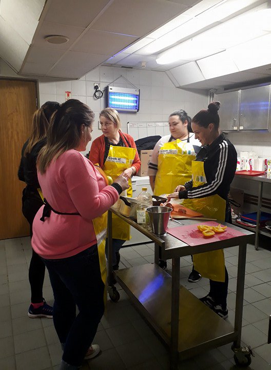 PYDPlimavady's tweet photo. Year ones first day at Healthy cooking with Camilla. Looking forward to the next session :) @FundforIreland @RDC_NI @TheRVLC https://t.co/RKOvgH2Ulv