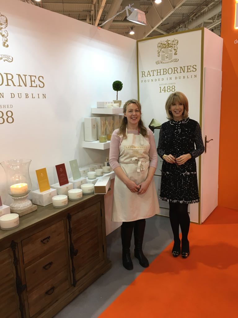 We just met the Irish Ambassador to France on our stand #masionparis