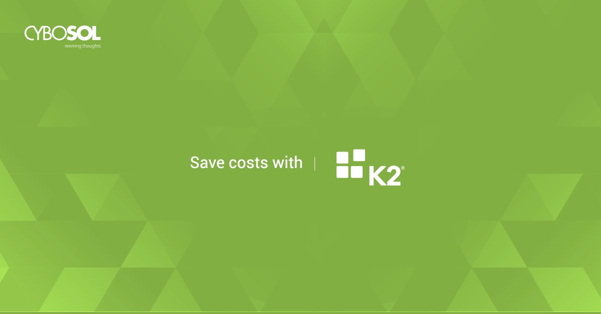 cybosol's tweet photo. [Economic Impact Study] The Financial Benefits of Building Enterprise Apps with K2 blackpearl. https://t.co/LbQPCNW7DQ https://t.co/Uod9Xq9gB2