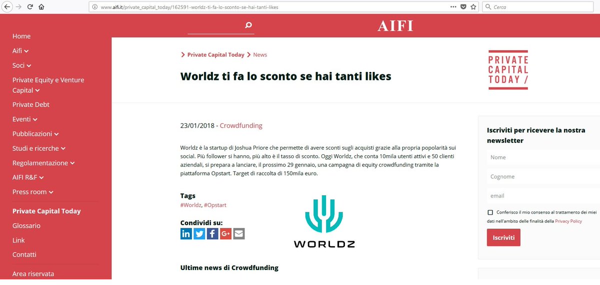 Creative_Think_'s tweet photo. @Worldztool published today on #PrivateEquity Today by @As_Aifi @up_venture and possibly also @AIFOfficer https://t.co/vvF3jHrxfm @Creative_Think_ @LabCreativeThnk https://t.co/Vjd6ERQjee
