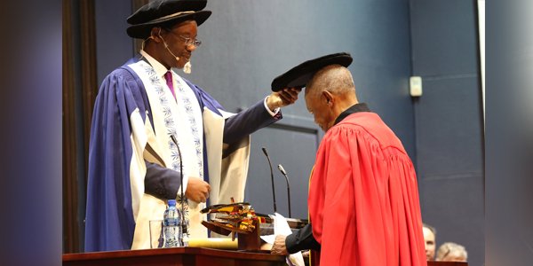 Dr Masekela was awarded an Honorary Doctorate in Music from Wits last year, in the Wits Great Hall, the same stage where he performed as a 19-year-old member of the orchestra in the opening concert of Todd Matshikiza’s landmark jazz opera, King Kong. #RIPHughMasekela