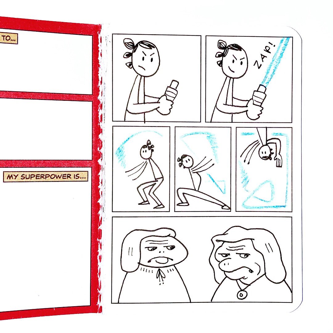 HakalaHj's tweet image. Got a #comicnotebook as a christmas present and I love it like I loved the #fishnuns in #TheLastJedi #starwarsfanart #comic