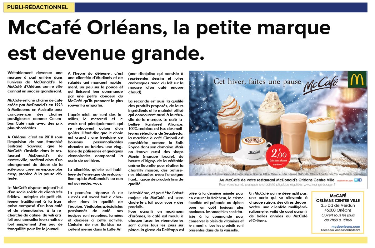 McDo_Orleans's tweet photo. Connaissez-vous #McCafé  🍩🍦☕ ?
https://t.co/LBU7vaoPfw https://t.co/nwqPRlYAU0