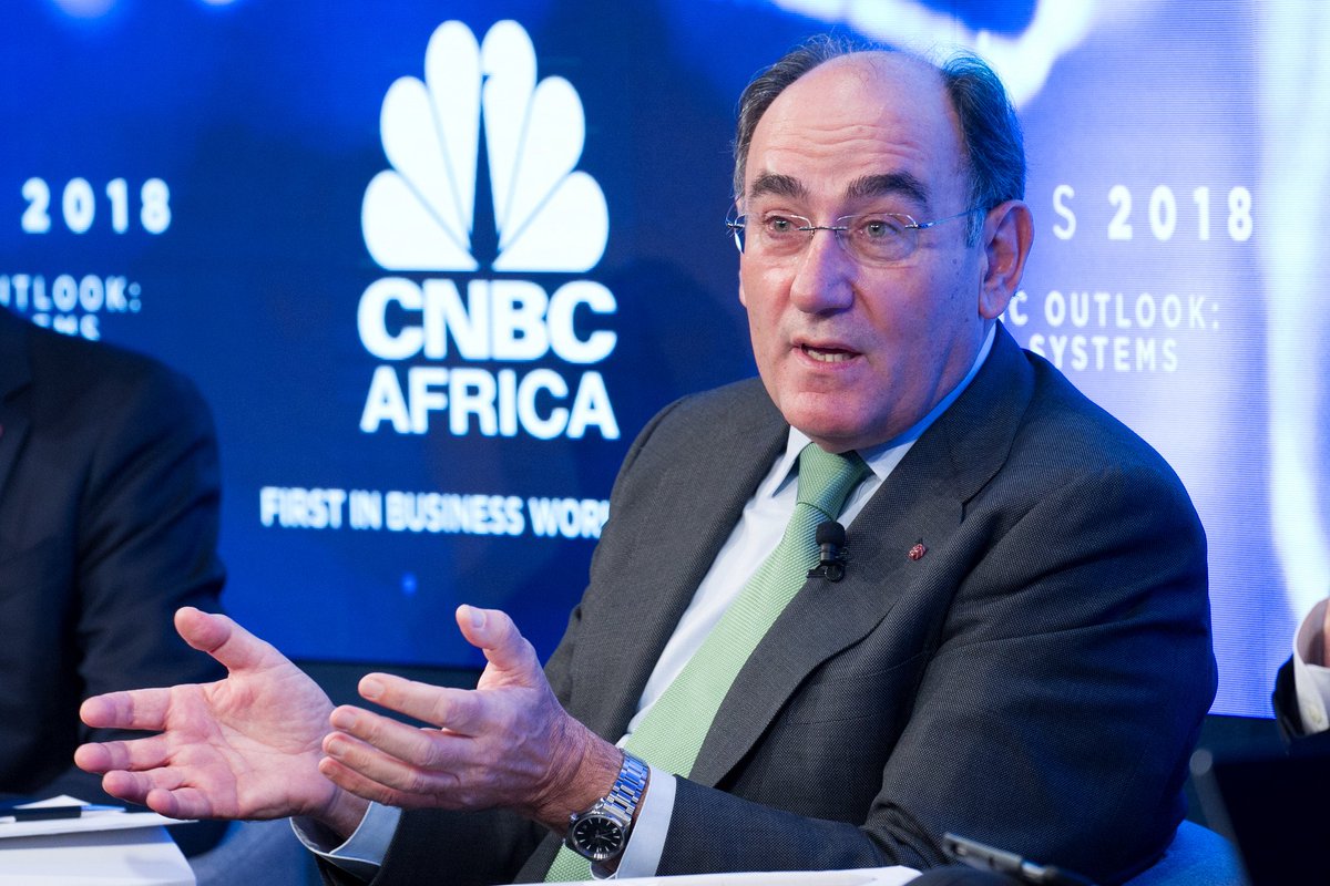 wef_es's tweet photo. Sánchez Galán, CEO de @iberdrola, en #wef18: necesitamos menos política en la energía y más política energética https://t.co/vRKVfDQE8J