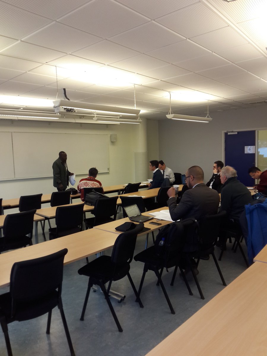 Obot Akpan Ibanga from @universityofuyo talking about #geospatial #information #technologies at the Research Clinic at #ENTER2018 #eTourism #Jönköping #Sweden: follow us! @IFITTorg