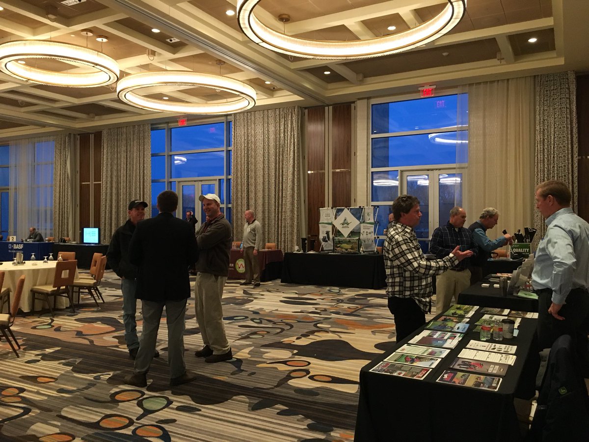 LandseerCC's tweet photo. Good morning from the #NEGCSA Winter Symposium! We are ready to learn with @MohawkGCturf @Greensideup17 @VoixdeDelphine and @fsr3 ! #SeeTheLandTellTheStories https://t.co/kBuRdpeMey