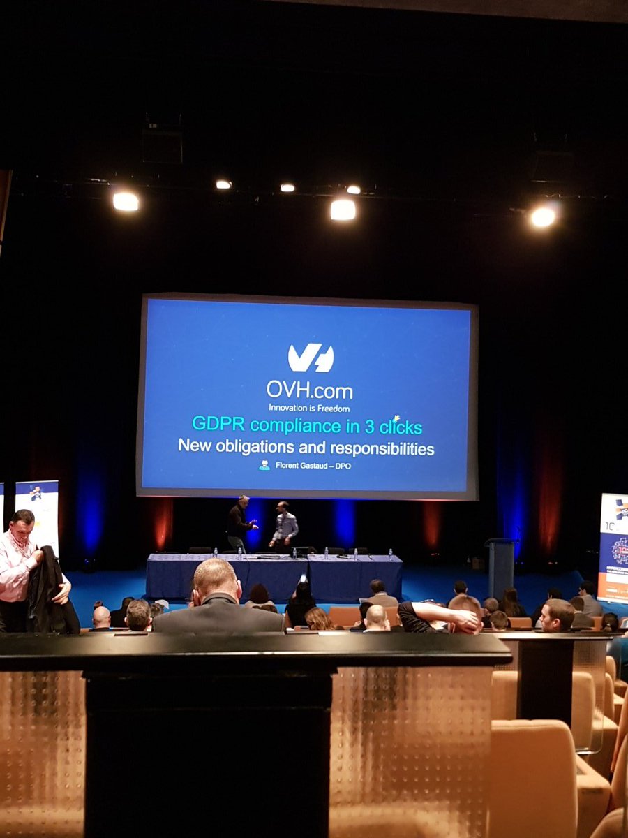 HUS_Cyber's tweet photo. Je vais assister à ma 1ère conférence du #FIC2018, hâte de voir ça @OVH 
Et surtout demain de bien belles à venir 🤓 https://t.co/l2ScZS6hTY
