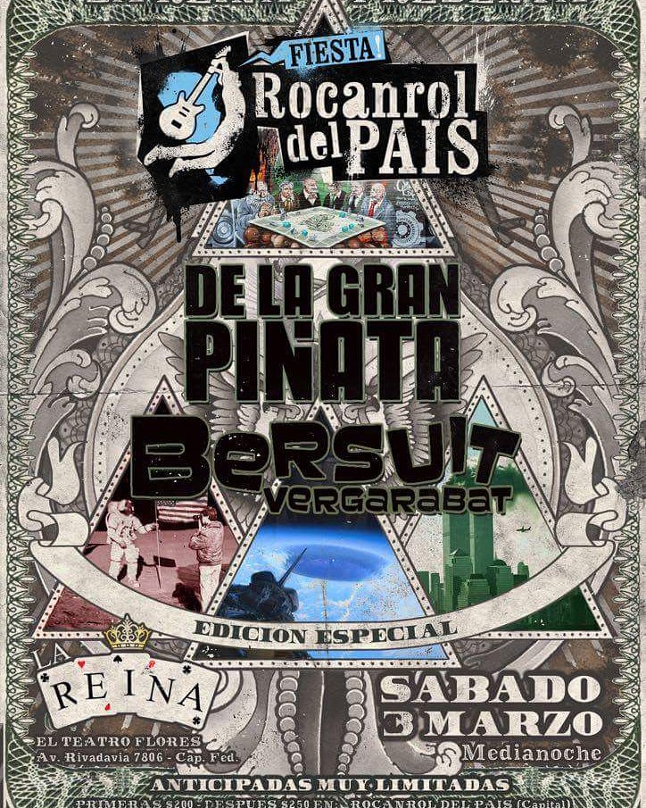 ¡Nueva fecha!
Nos vemos el sábado 3 de marzo en La Reina junto a <a href="/DLGP_oficial/">De La Gran Piñata</a>

#VeranoBersuitero