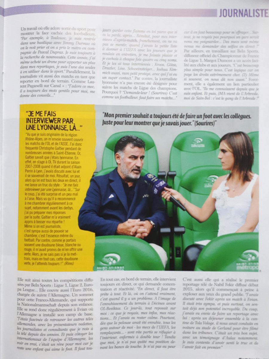 FrancoisGallen's tweet photo. Interwiew de @Margot_Dumont dans le mag #planeteLyon  (suite) https://t.co/zok3qnKUuD