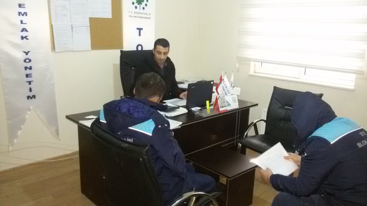 Hidrofor ve günlük mahal kontrol formu personele tebliğ edilmiştir.