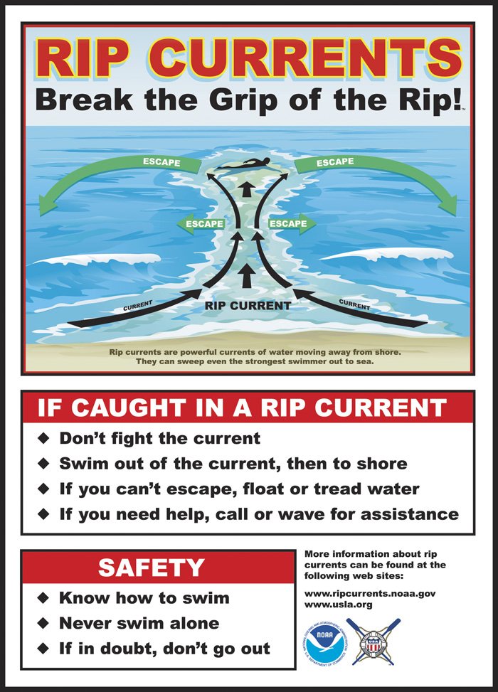 Severe Weather Awareness Week Day 2 - Tuesday's topic is Marine Hazards and Rip Currents! Always remember to use safe boating and beach practices. Check forecasts ahead of time at weather.gov. More tips at floridadisaster.org/hazards/marine/