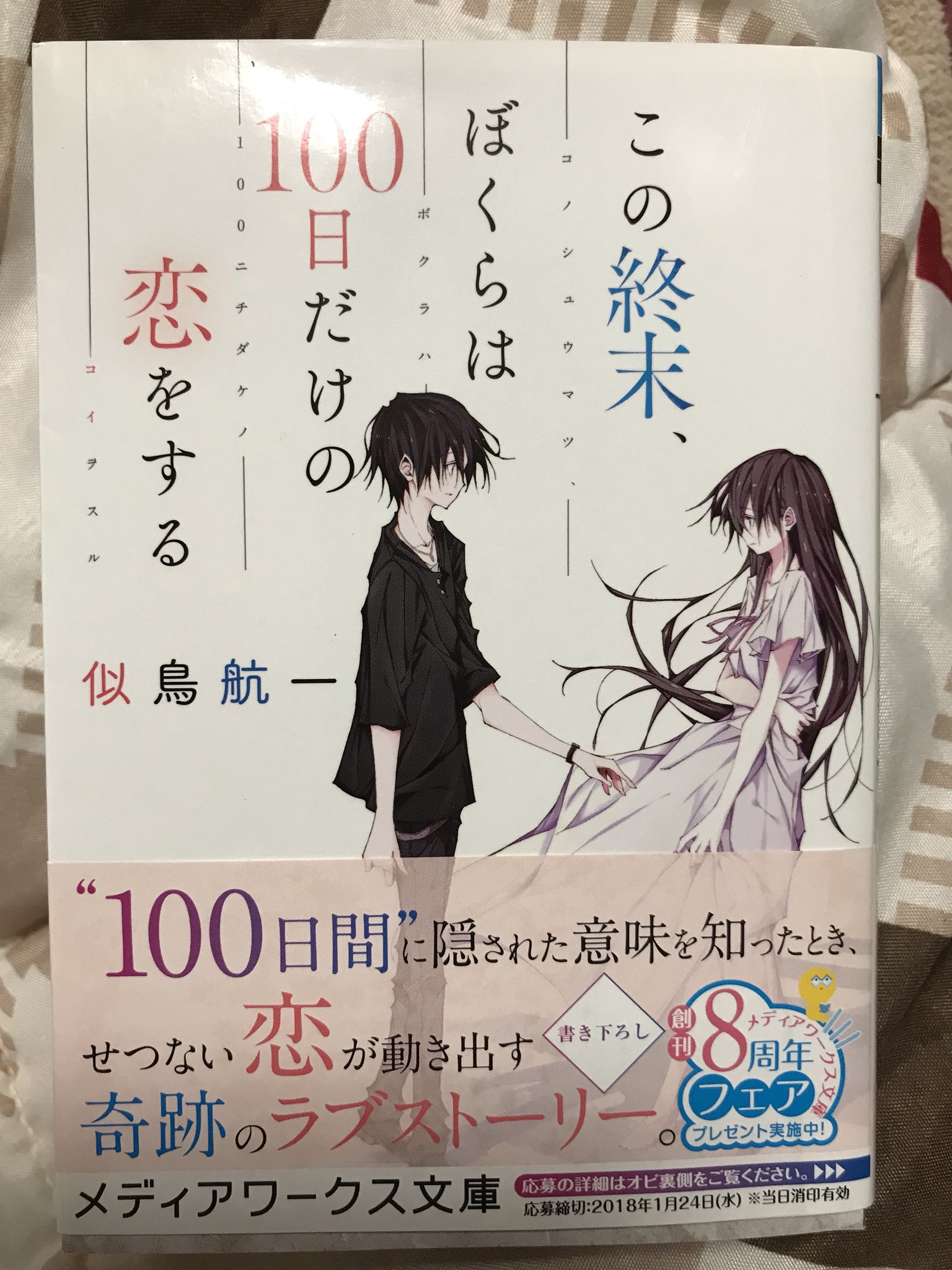 雪月花 Ar Twitter この終末 ぼくらは100日だけの恋をする 読了 イラスト が きみといたい 朽ち果てるまで と同じ方だったので ホラーかとビクビクしてたけど 真っ当な恋愛話で良かったです 私的には こういう切ない恋愛モノは大好きな1作ですね W و ｸﾞｯ