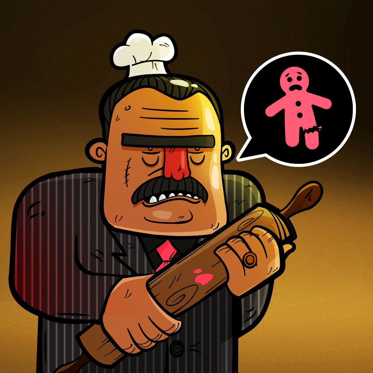 Biscuit Boss! Our brand new design for the new range of eliquids &amp; one shots by the Alchemists Cupboard 
#design #branding #illustration #grpahicdesign #vape #vapefam #eliquid #vaping #ejuice