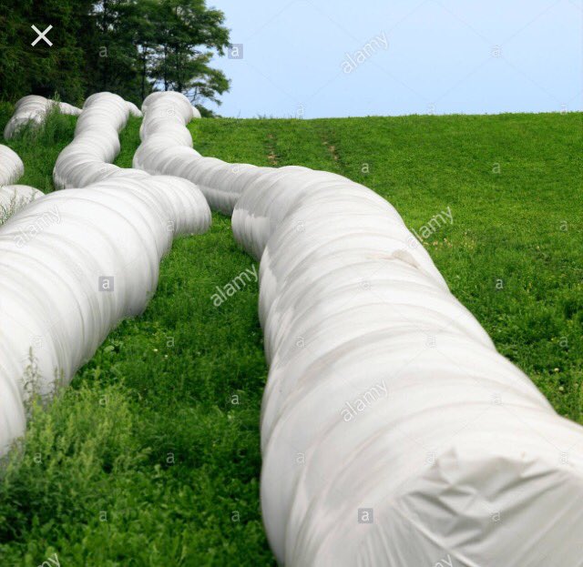 Why I tell random people I'm a farmer...To educate my community. (Excited gentleman at the Hardware store: my daughter always ask what's in those tubes &amp; why it's there.
Me: either Hay or Corn silage. This keeps it fresh). Educate the world one conversation at a time. #browndale