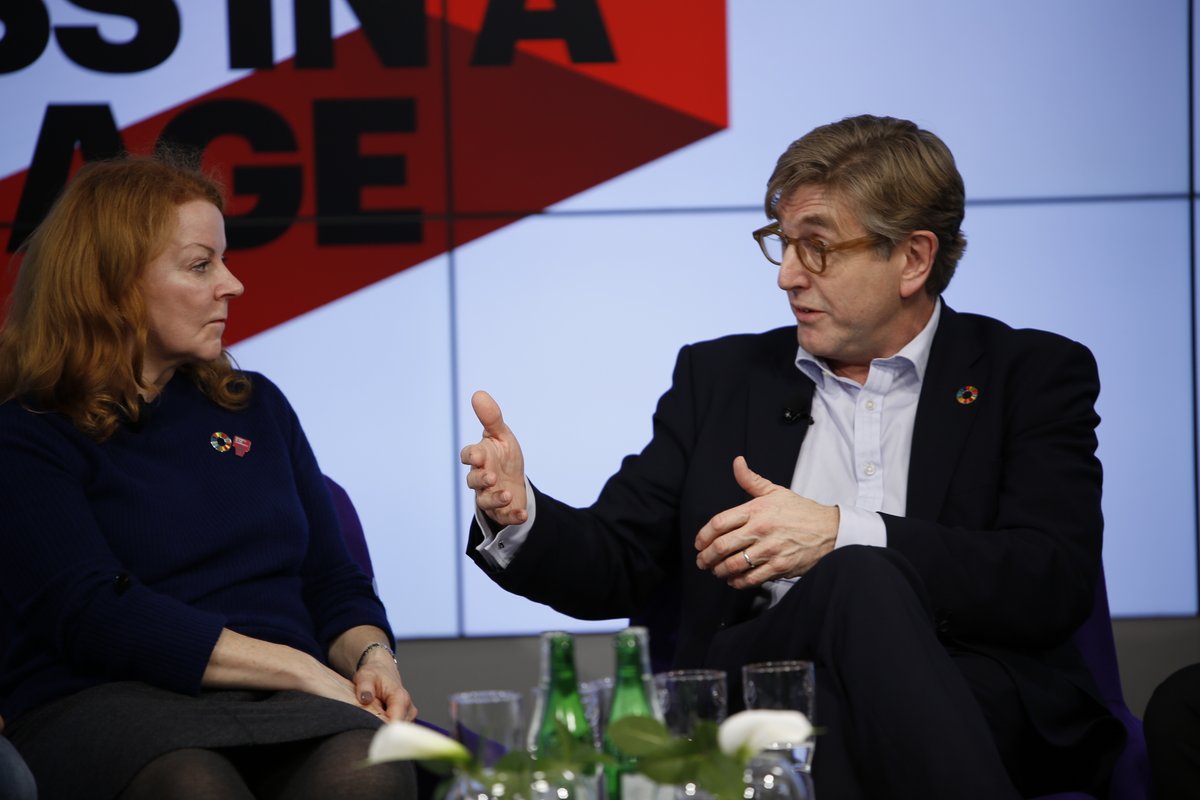 "We cannot have a healthy business without a healthy society - collectively business must be part of the solution" <a href="/keithweed/">Keith Weed</a> <a href="/Unilever/">Unilever</a> in discussion with <a href="/peterlacy/">Peter Lacy</a> @amandamack6 #responsiblebusiness