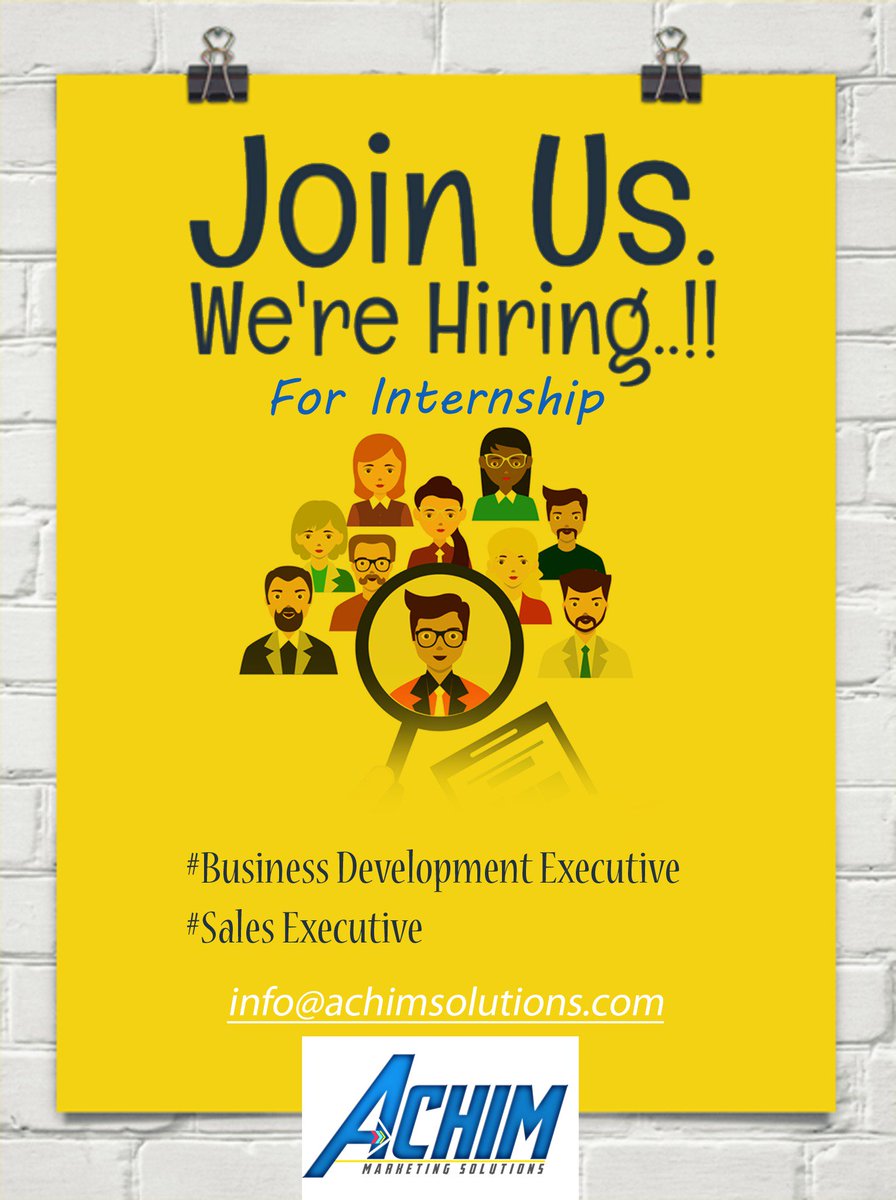 achimsolutions's tweet image. We're hiring for #BDE #Salesexecutive positions